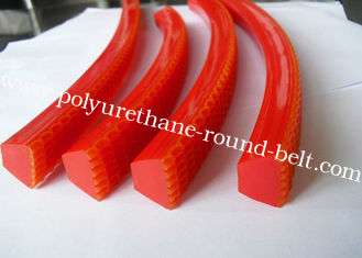ISO9001 Single Sided Polyurethane V Belt , Self Tracking V Belt Polyurethane Timing Belt
