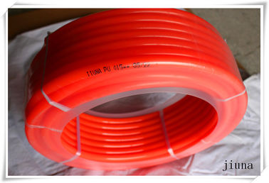 Orange Polyurethane Round Belt Diameter 15mm With Surface Smooth