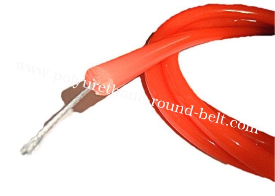 Smooth Surface Pu Round Belt  Import Raw Material 90A 1.25g/Cm3