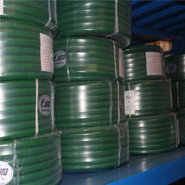 Drak Green Color Rough Polyurethane Round Belt For Textile , Pu Round Belt