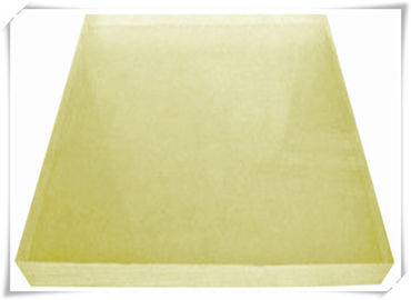 Yellow Color Polyurethane Rubber Sheet Custom Polyurethane Parts Abrasion Resistance