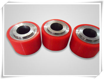 Any Size Any Color Oil Resistant Aging Resistant   Polyurethane Wheels Coating with Iron Core