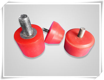Any Size Any Color Oil Resistant Aging Resistant   Polyurethane Wheels Coating with Iron Core