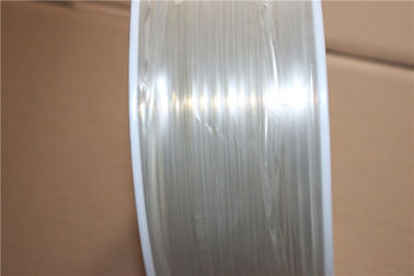 White Tear Resistance Polyurethane PU Round Belt  Rough Surface For Transmission