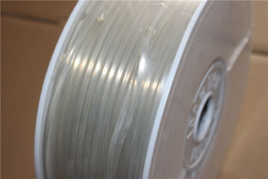 White Tear Resistance Polyurethane PU Round Belt  Rough Surface For Transmission