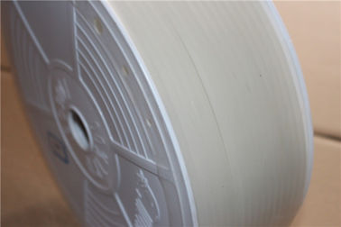 White Tear Resistance Polyurethane PU Round Belt  Rough Surface For Transmission