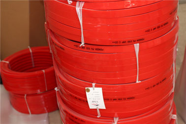HighTensile And Tear Strength  Red Polyurethane V Belt  for Conveyor  Floor And Roof  Tiles Conveying