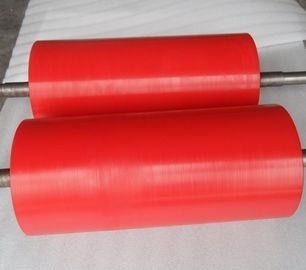 High Anti Abrasion Industrial Red Polyurethane Roller Coating, Polyurethane Rollers