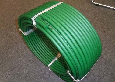 Green Hardness 85A Polyurethane Round Belt with large Diameter