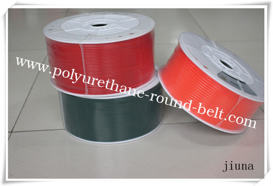 Power Transmission PU Round Belt For Textile Machines , Hardness 90A