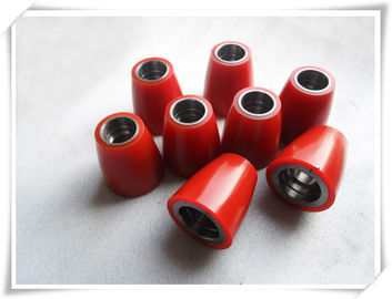 Any Size Any Color Oil Resistant Aging Resistant   Polyurethane Wheels Coating with Iron Core